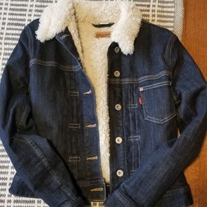 Levi's Fuzzy Lined Denim Jacket